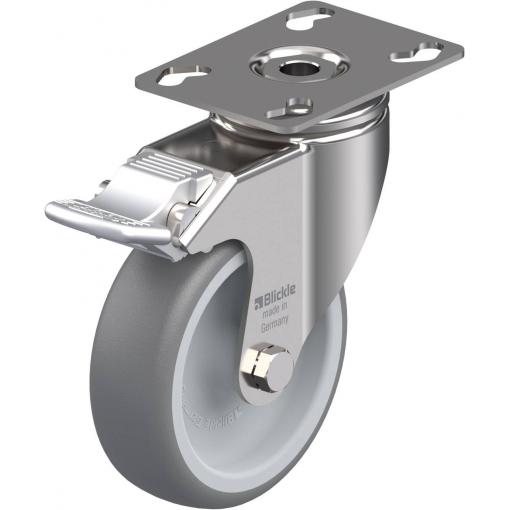 Blickle 574764 LKPXA-TPA 101G-FI Otočné kolečko s brzdou Ø kola: 100 mm nosnost (max.): 110 kg 1 ks