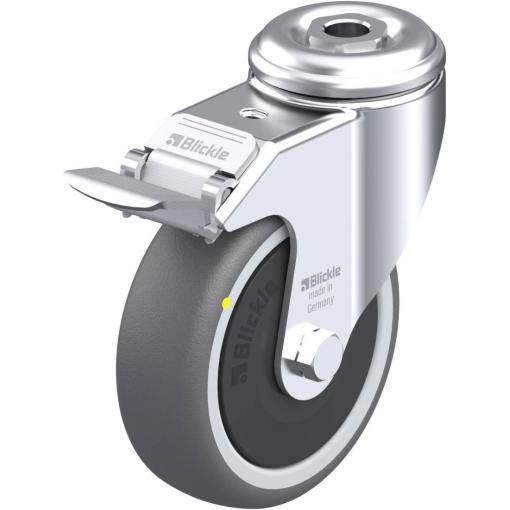 Blickle 848788 LKRA-PATH 101KF-FI-ELS Otočné kolečko s brzdou Ø kola: 100 mm nosnost (max.): 120 kg 1 ks