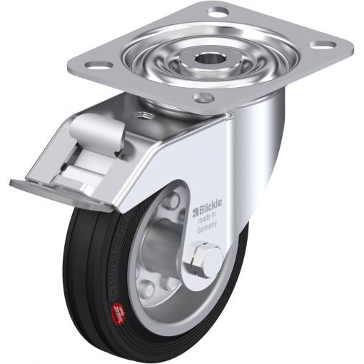 Blickle 754731 LI-VEHI 100R-FI Otočné kolečko s brzdou Ø kola: 100 mm nosnost (max.): 65 kg 1 ks