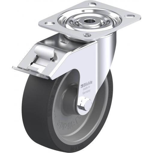 Blickle 845643 LI-POSI 125G-FI Otočné kolečko s brzdou Ø kola: 125 mm nosnost (max.): 120 kg 1 ks