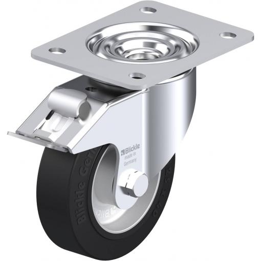 Blickle 498212 LK-ALEV 125K-3-FI Otočné kolečko s brzdou Ø kola: 125 mm nosnost (max.): 250 kg 1 ks