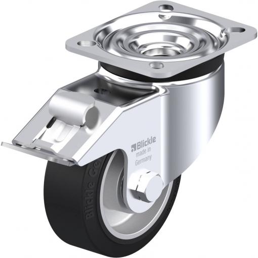 Blickle 610709 LK-ALEV 100K-1-FI Otočné kolečko s brzdou Ø kola: 100 mm nosnost (max.): 200 kg 1 ks