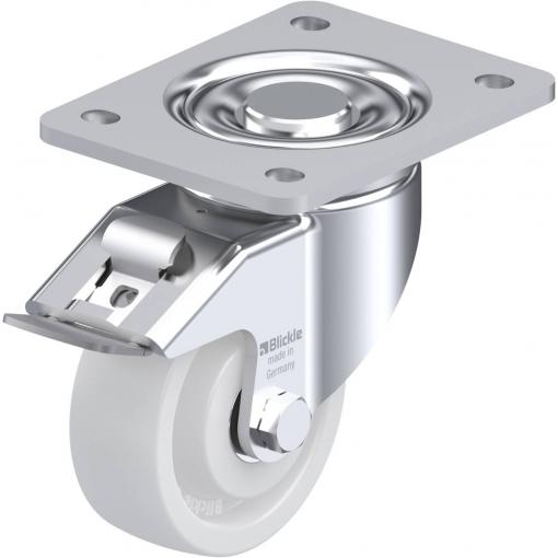 Blickle 613372 LH-SPO 100K-3-FI Otočné kolečko s brzdou Ø kola: 100 mm nosnost (max.): 500 kg 1 ks