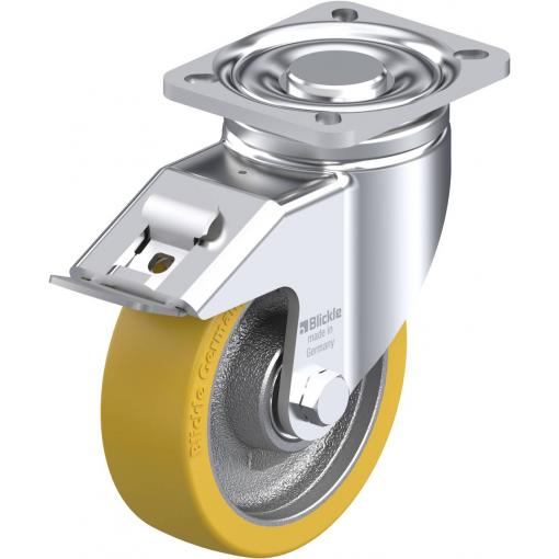 Blickle 622308 LH-GTH 125K-1-FI Otočné kolečko s brzdou Ø kola: 125 mm nosnost (max.): 550 kg 1 ks