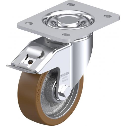 Blickle 742232 LH-GB 125K-3-FI Otočné kolečko s brzdou Ø kola: 125 mm nosnost (max.): 550 kg 1 ks