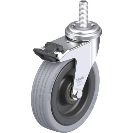 Blickle 284711 LRA-VPA 100K-FI-GS10 Otočné kolečko s brzdou Ø kola: 100 mm nosnost (max.): 70 kg 1 ks