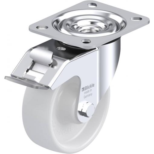 Blickle 9126 L-PO 100R-FI Otočné kolečko s brzdou Ø kola: 100 mm nosnost (max.): 250 kg 1 ks