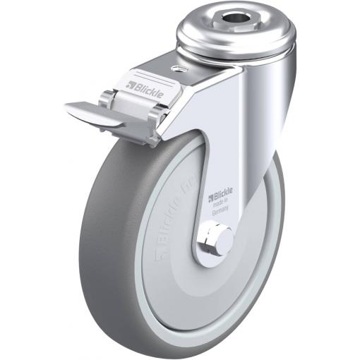 Blickle 575241 LKRA-TPA 126KF-FI Otočné kolečko s brzdou Ø kola: 125 mm nosnost (max.): 120 kg 1 ks