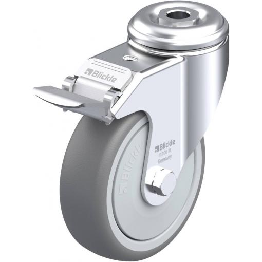Blickle 575225 LKRA-TPA 101KF-FI Otočné kolečko s brzdou Ø kola: 100 mm nosnost (max.): 110 kg 1 ks