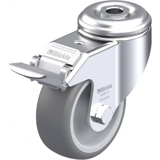 Blickle 575175 LKRA-TPA 80G-FI Otočné kolečko s brzdou Ø kola: 80 mm nosnost (max.): 100 kg 1 ks