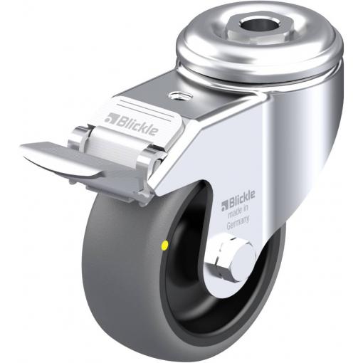 Blickle 613562 LKRA-TPA 80G-FI-ELS Otočné kolečko s brzdou Ø kola: 80 mm nosnost (max.): 65 kg 1 ks