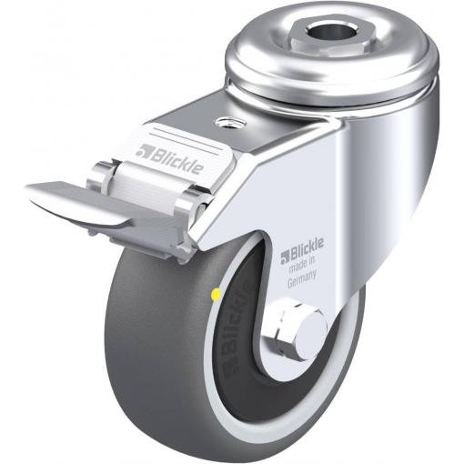 Blickle 848707 LKRA-PATH 80KF-FI-ELS Otočné kolečko s brzdou Ø kola: 80 mm nosnost (max.): 100 kg 1 ks