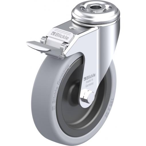Blickle 223537 LKRA-VPA 126G-FI Otočné kolečko s brzdou Ø kola: 125 mm nosnost (max.): 120 kg 1 ks