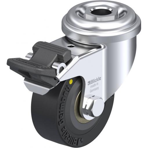 Blickle 276634 LRA-VPA 50K-FI-EL Otočné kolečko s brzdou Ø kola: 50 mm nosnost (max.): 30 kg 1 ks