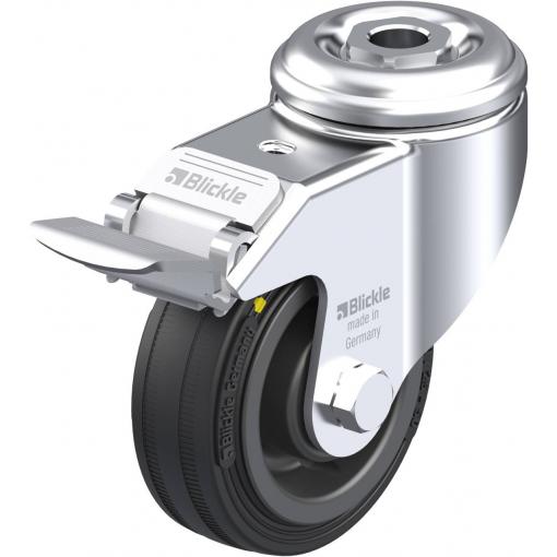 Blickle 611681 LKRA-VPA 80K-FI-EL Otočné kolečko s brzdou Ø kola: 80 mm nosnost (max.): 60 kg 1 ks