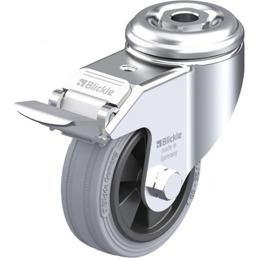 Blickle 224808 LKRA-VPA 80G-FI Otočné kolečko s brzdou Ø kola: 80 mm nosnost (max.): 80 kg 1 ks