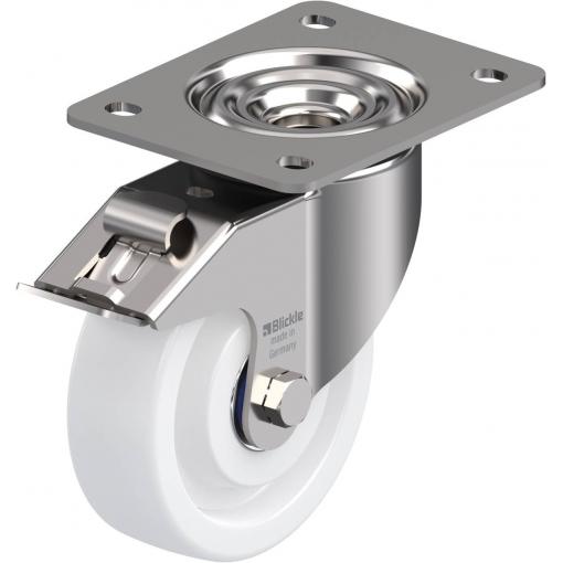 Blickle 754916 LKX-SPO 125XK-3-FI Otočné kolečko s brzdou Ø kola: 125 mm nosnost (max.): 350 kg 1 ks