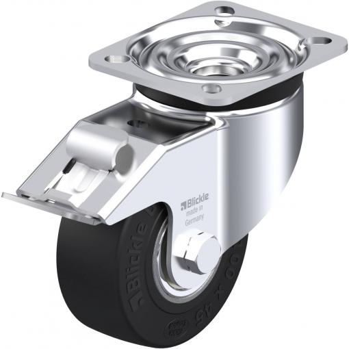 Blickle 610980 LK-SE 100K-1-FI Otočné kolečko s brzdou Ø kola: 100 mm nosnost (max.): 270 kg 1 ks
