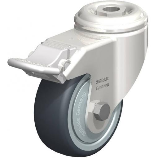Blickle 574335 LKRXA-TPA 80KFD-FI Otočné kolečko s brzdou Ø kola: 80 mm nosnost (max.): 100 kg 1 ks