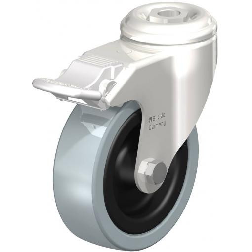 Blickle 226803 LKRXA-VPA 101G-FI Otočné kolečko s brzdou Ø kola: 100 mm nosnost (max.): 110 kg 1 ks