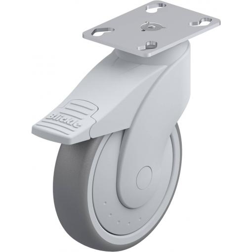 Blickle 745449 LWG-TPA 126KF-FI-P25 Otočné kolečko s brzdou Ø kola: 125 mm nosnost (max.): 110 kg 1 ks