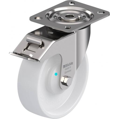 Blickle 755171 LX-PO 125KAD-FI Otočné kolečko s brzdou Ø kola: 125 mm nosnost (max.): 250 kg 1 ks