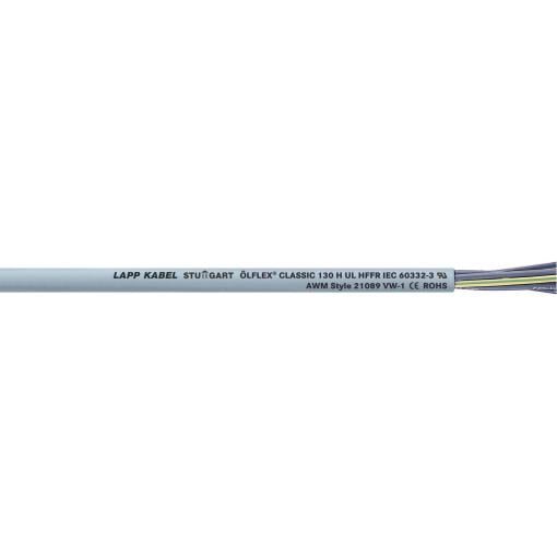 LAPP ÖLFLEX® CLASSIC 130 H 1123038/100 řídicí kabel 5 x 0.75 mm², 100 m, šedá