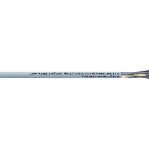 LAPP ÖLFLEX® CLASSIC 130 H 1123072/100 řídicí kabel 5 x 1 mm², 100 m, šedá