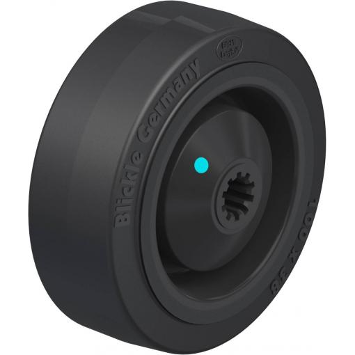 Blickle 856398 POEV 100/10KAD plastové kolečko Ø kola: 100 mm nosnost (max.): 200 kg 1 ks