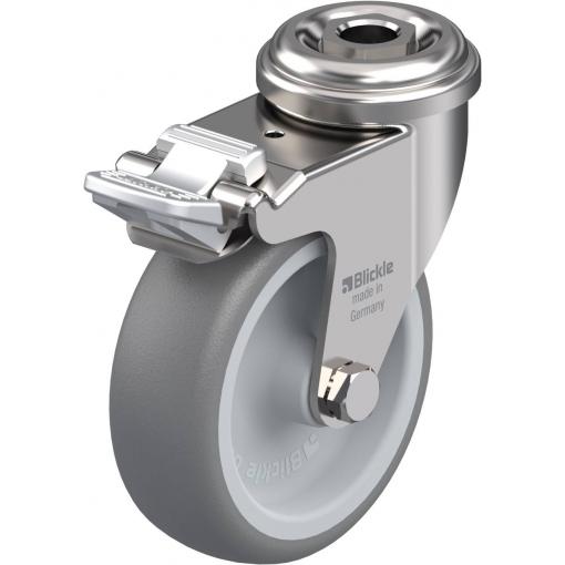 Blickle 752883 LRXA-TPA 75G-FI Otočné kolečko s brzdou Ø kola: 75 mm nosnost (max.): 75 kg 1 ks