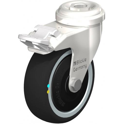 Blickle 853366 LRXA-PATH 75KFD-FI-ELS Otočné kolečko s brzdou Ø kola: 75 mm nosnost (max.): 65 kg 1 ks