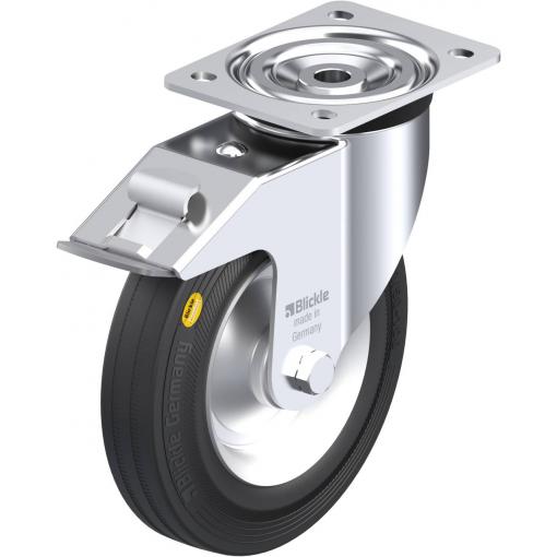 Blickle 57034 L-RD 202R-FI Otočné kolečko s brzdou Ø kola: 200 mm nosnost (max.): 350 kg 1 ks