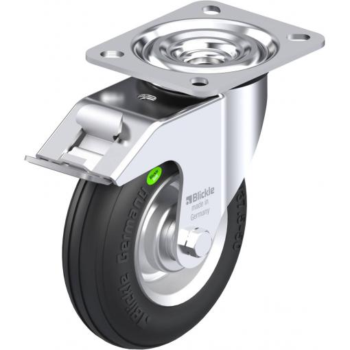 Blickle 608638 L-VW 125R-FI Otočné kolečko s brzdou Ø kola: 125 mm nosnost (max.): 50 kg 1 ks