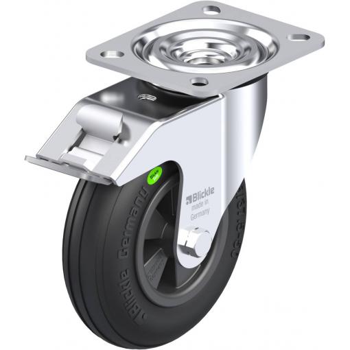 Blickle 612671 L-VWPP 125G-FI Otočné kolečko s brzdou Ø kola: 125 mm nosnost (max.): 50 kg 1 ks