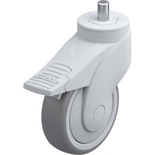 Blickle 744760 LWG-TPA 101KF-FI-GS12 Otočné kolečko s brzdou Ø kola: 100 mm nosnost (max.): 100 kg 1 ks