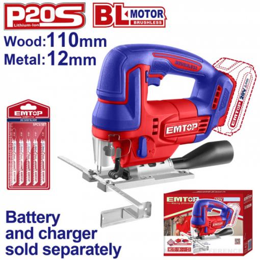 Aku přímočará pila 20V 110mm solo