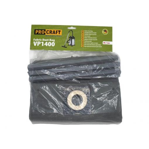Sáčky do vysavače PROCRAFT VP1400 textilní 5ks
