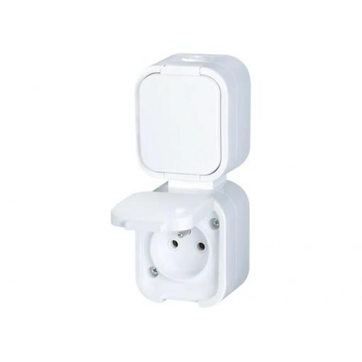 Zásuvka jednonásobná ABEX NT-6B2/P bílá