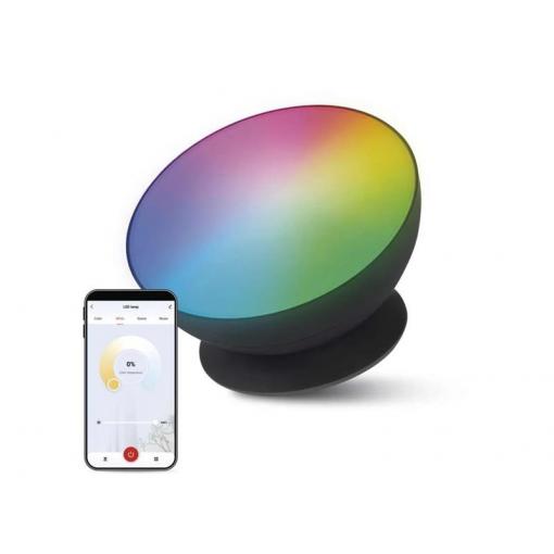 GoSmart LED ambientní lampa EMOS ZCW11BR, černá, teplá bílá–studená bílá/ RGB, WiFi