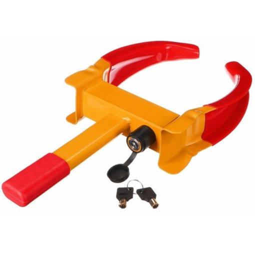 Zámek na kolo CAR TIRE LOCK SIXTOL, 180–280 mm, ocel