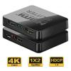 HDMI rozbočovač 1×2, 4K, Full HD, 3D, napájení USB