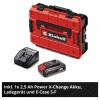 Einhell GE-PS 18/15 Li BL Kit Akku-Astkettensäge akumulátor Aku řetězová pila + akumulátor, vč. nabíječky, měkká rukojeť 18 V délka čepele 158 mm