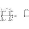 Vishay CRCW0603270KFKEA SMD rezistor 270 kΩ SMD 0603 0.1 W 1 % 100 ±ppm/°C 1 ks Tape on Full reel