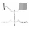 SpeaKa Professional SP-MM-961 držák na zeď pro monitor 1 Displej: (s) 43,2 cm (17) - 124,5 cm (49) bílá nastavitelná výška, nakláněcí, naklápěcí, odkládací