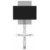 SpeaKa Professional SP-MM-961 držák na zeď pro monitor 1 Displej: (s) 43,2 cm (17) - 124,5 cm (49) bílá nastavitelná výška, nakláněcí, naklápěcí, odkládací