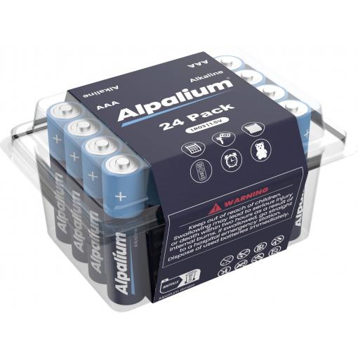 Alpalium mikrotužková baterie AAA alkalicko-manganová 1.5 V 24 ks