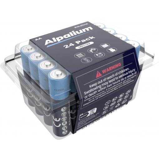 Alpalium tužková baterie AA alkalicko-manganová, 1.5 V, 24 ks