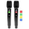sada bezdrátového mikrofonu Omnitronic UHF-602 Druh přenosu:bezdrátový spínač