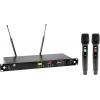 sada bezdrátového mikrofonu Omnitronic UHF-602 Druh přenosu:bezdrátový spínač