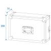 Roadinger Rack PRO 19palcový rack 6 U